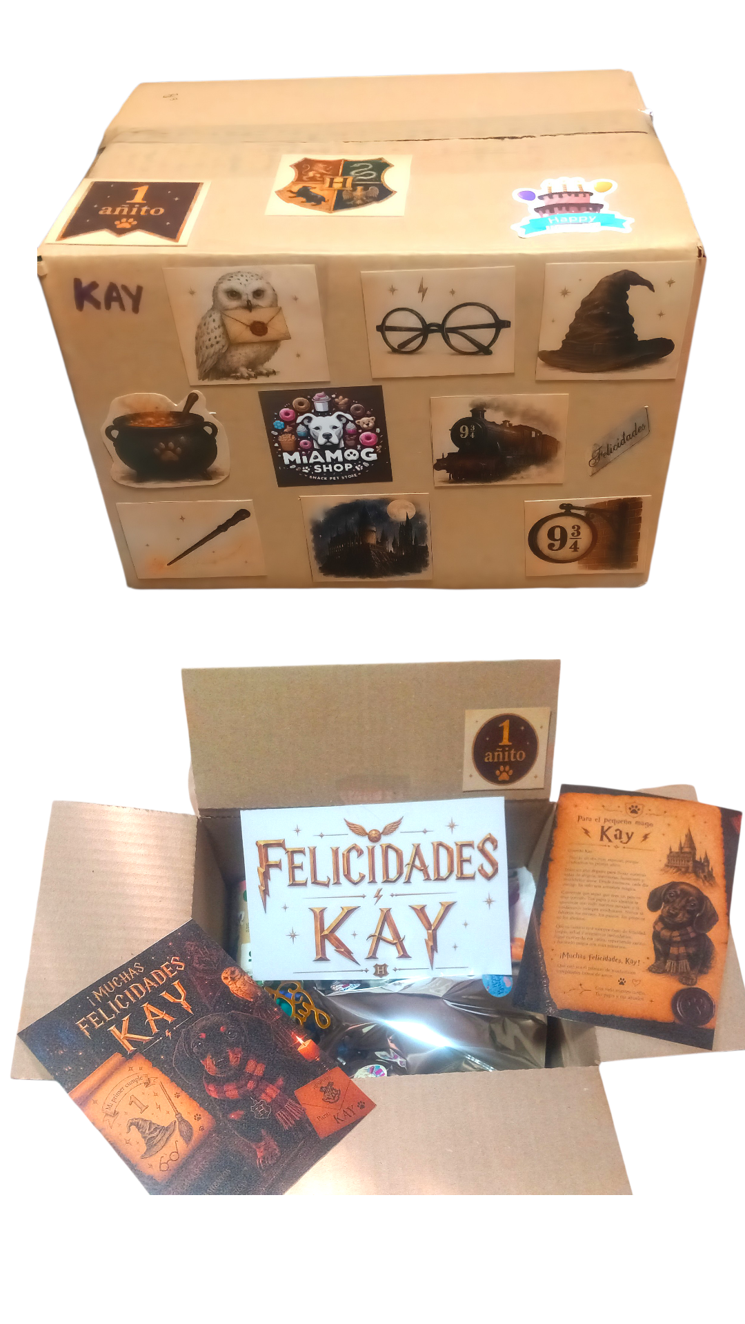 Caja regalo personalizada para perros y gatos