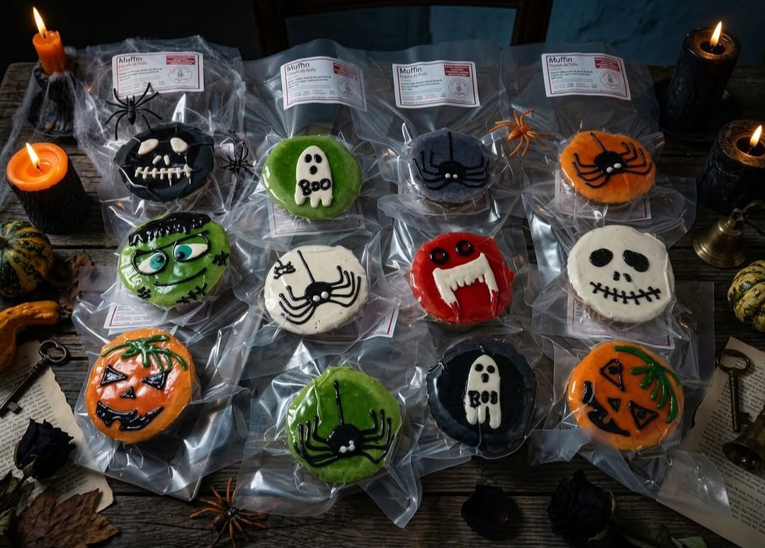 Muffin terrorífica para perros | Halloween